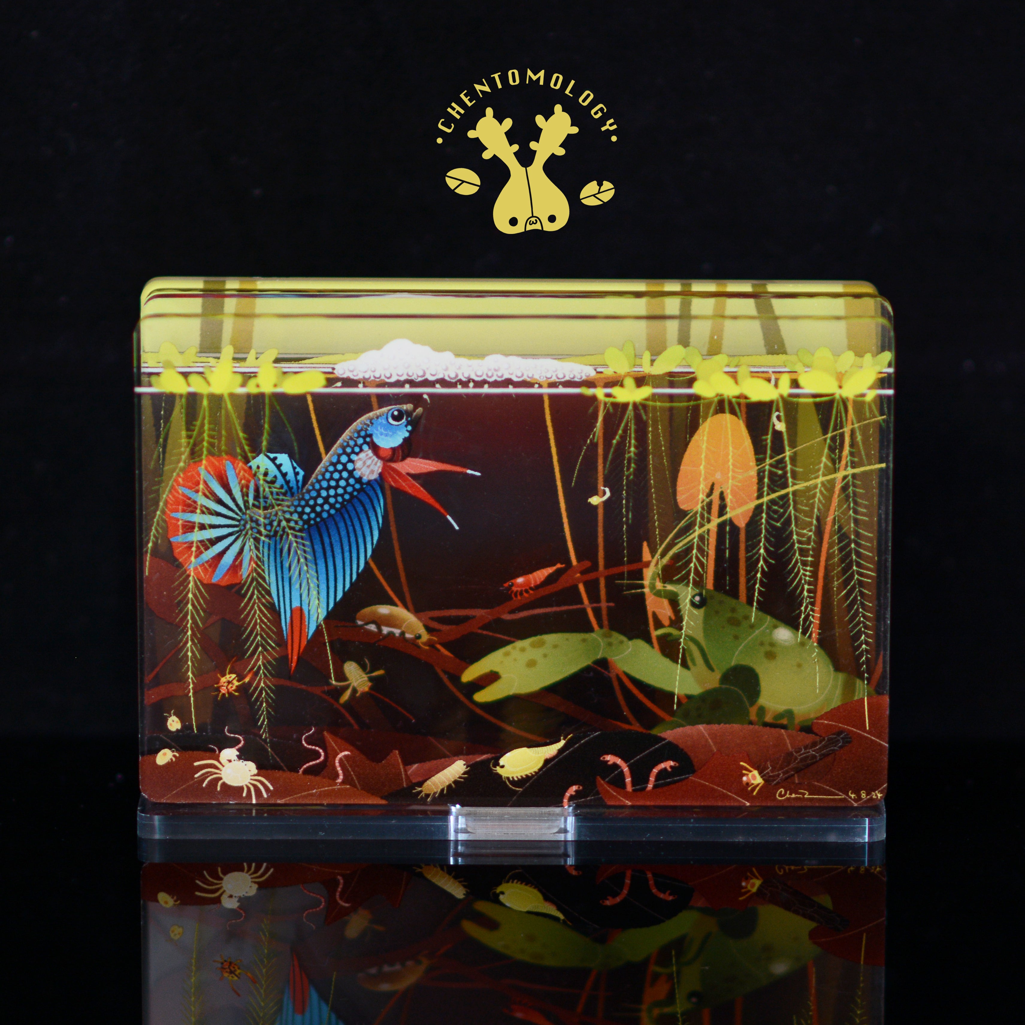 Betta swamp 4-layer acrylic standee – Chentomology Art