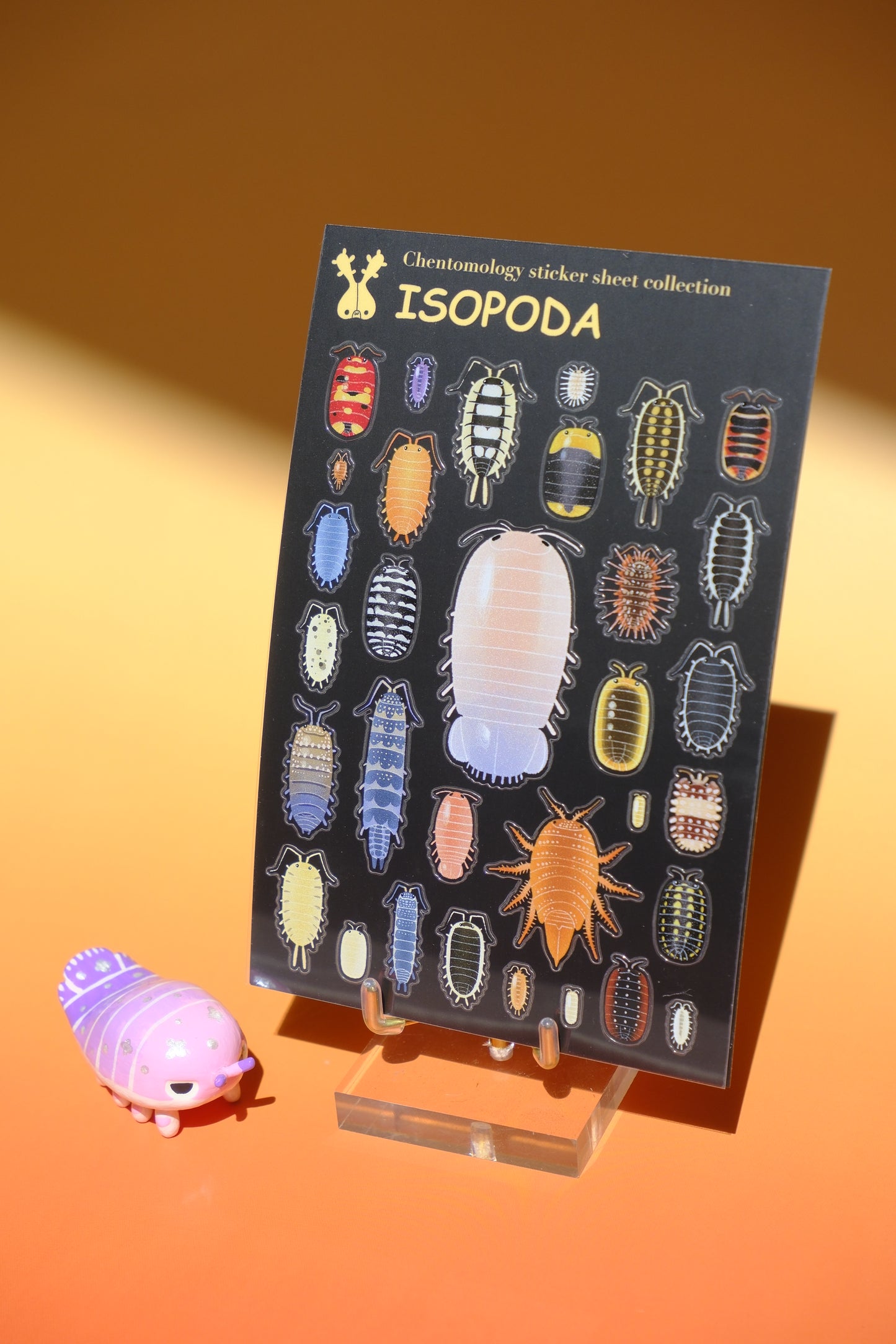 Transparent sticker sheet - Isopoda