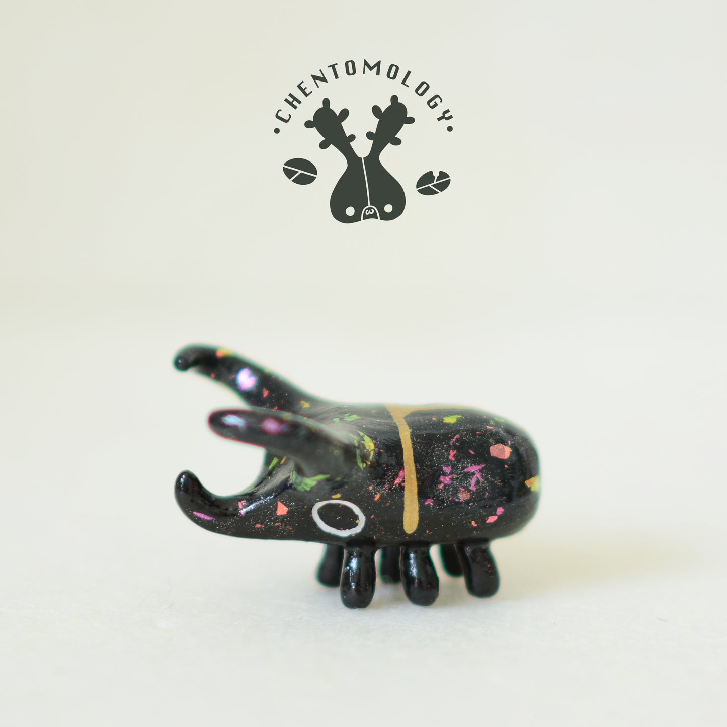 *Made to order* Atlas beetle polymer clay figurine desk friend