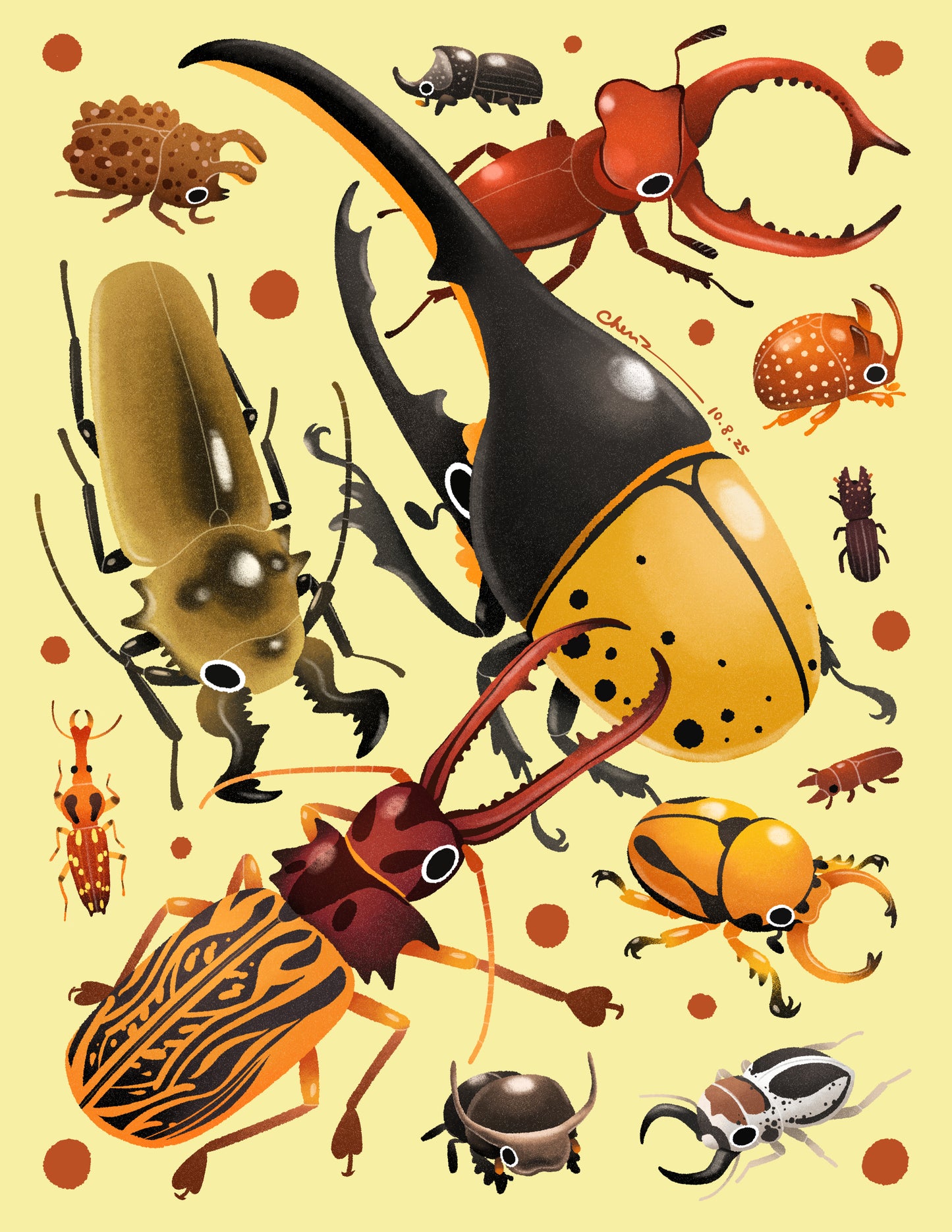 Horns & jaws club print