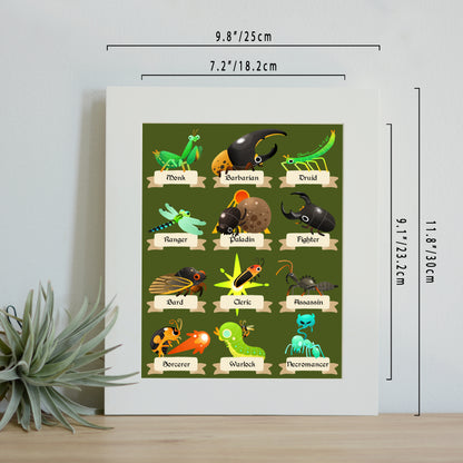 Dungeons & Bugs print