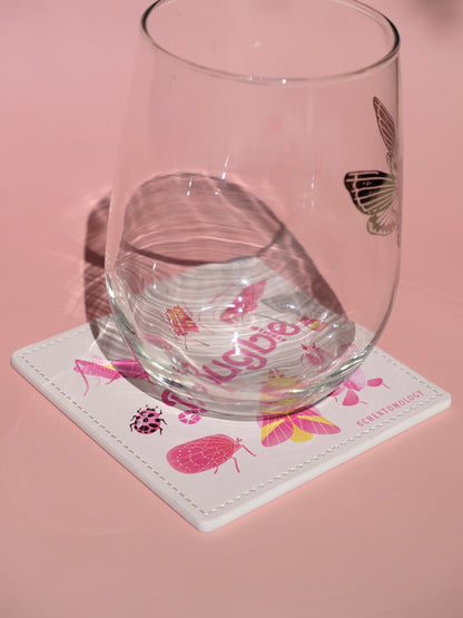 Bugbie leather coaster