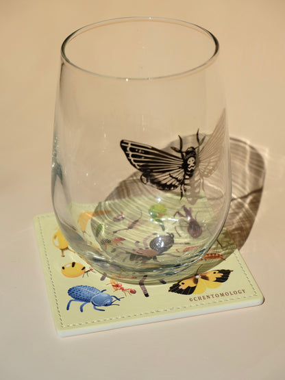 West coaster leather coaster