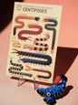 Transparent sticker sheet - Centipedes