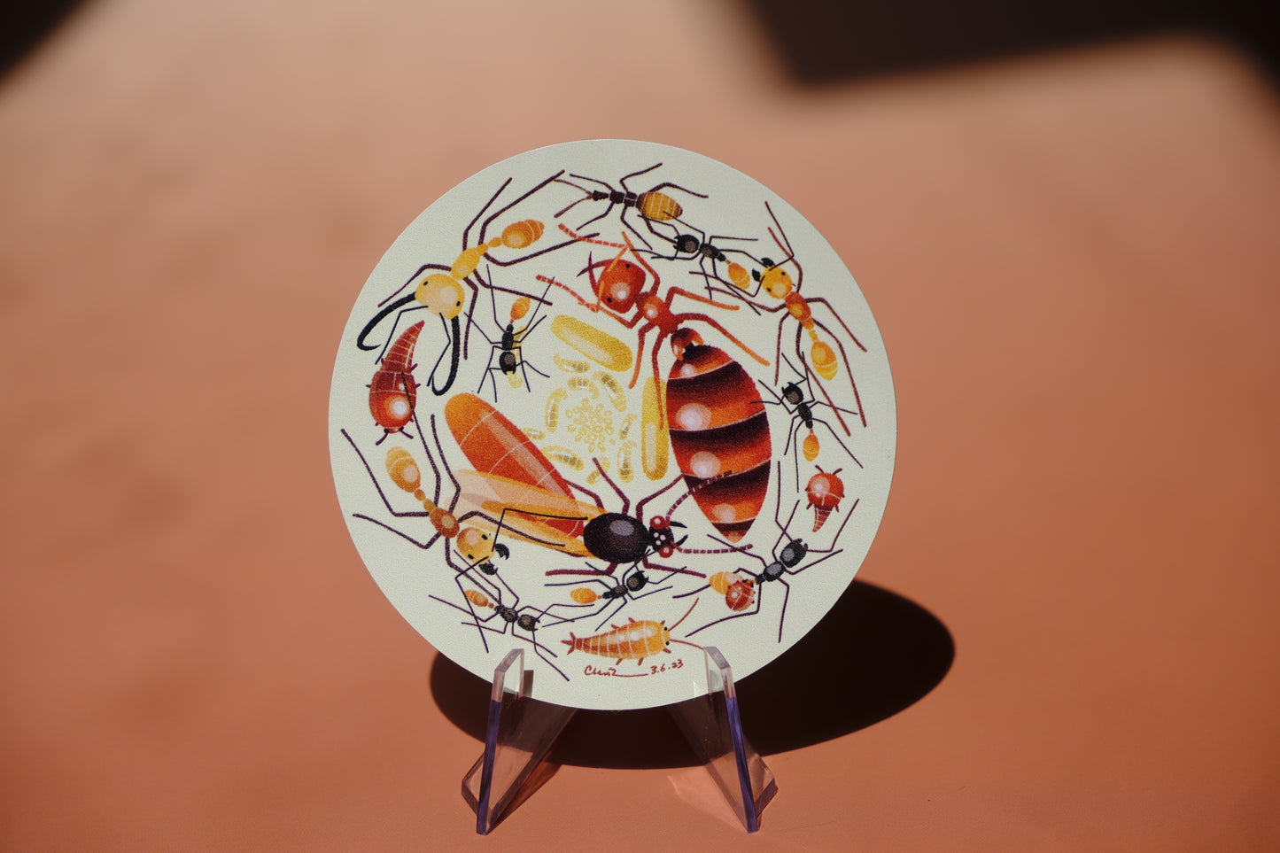 Army ants waterproof sticker