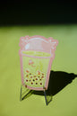 Axolotl boba waterproof glittery sticker