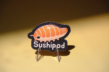 Sushipod waterproof glittery sticker