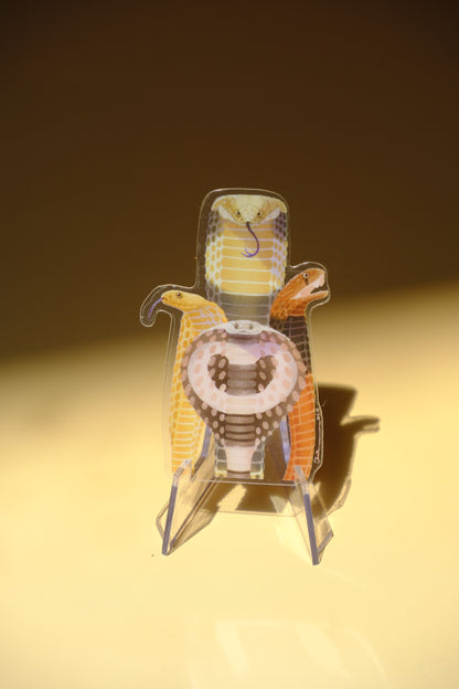 Cobras waterproof transparent sticker