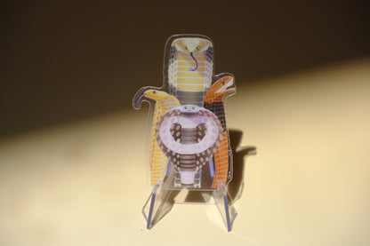 Cobras waterproof transparent sticker