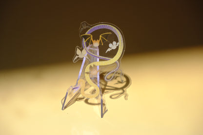 Cave dwelling rat snake waterproof transparent sticker