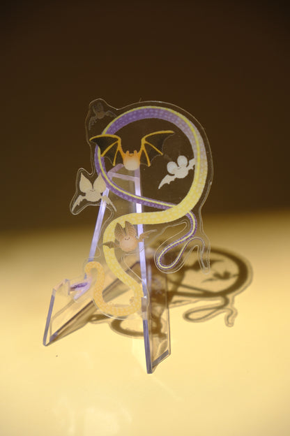 Cave dwelling rat snake waterproof transparent sticker