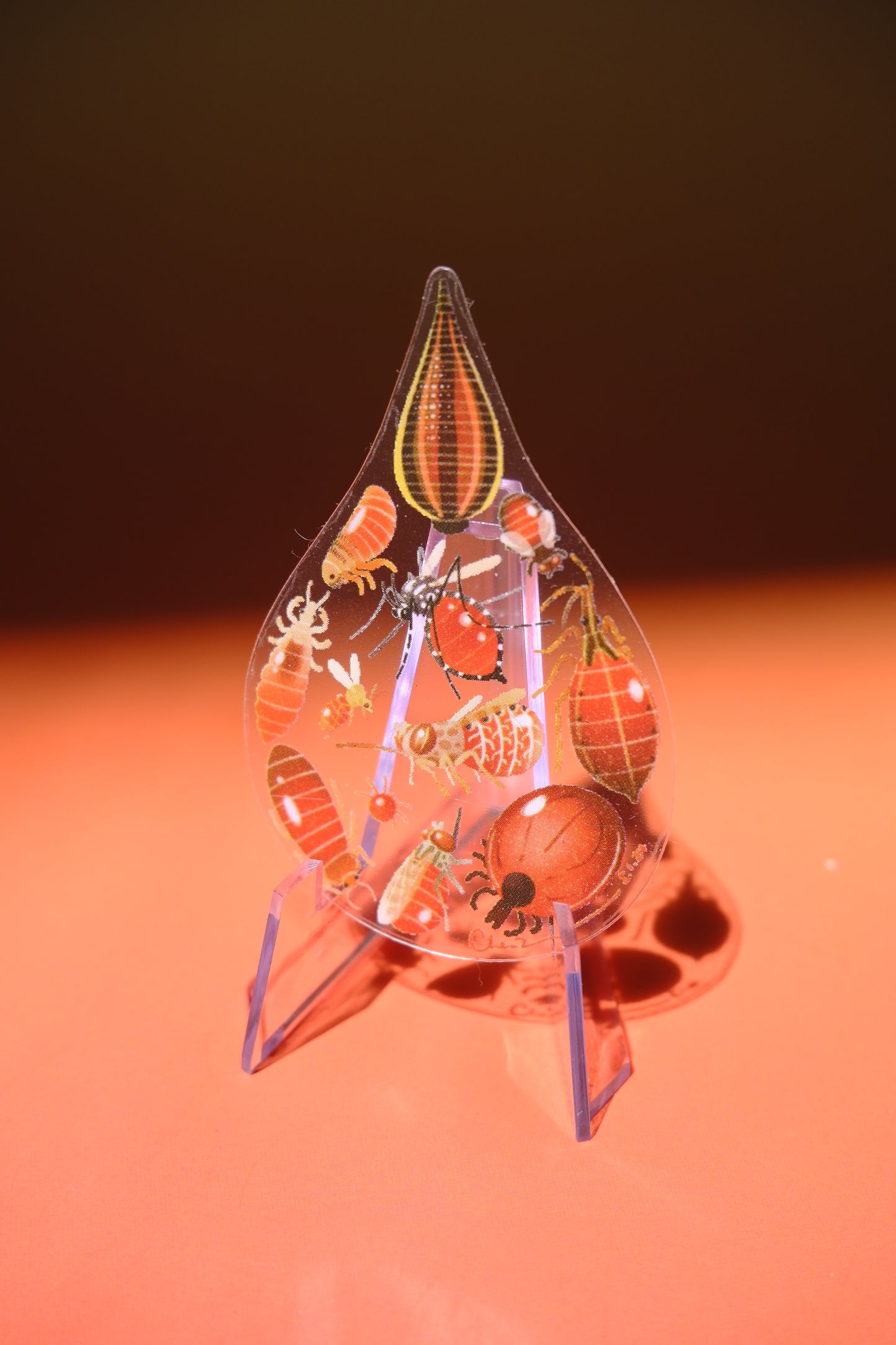 Blood suckers waterproof transparent sticker