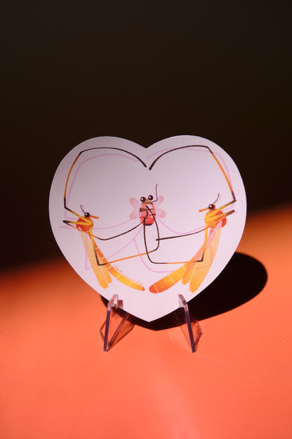 Hangingfly waterproof sticker