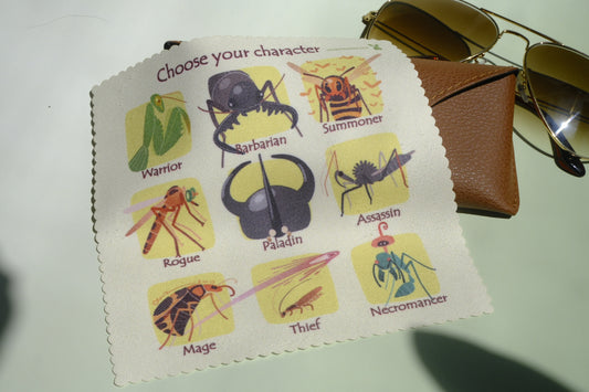 Choose your character glass cloth