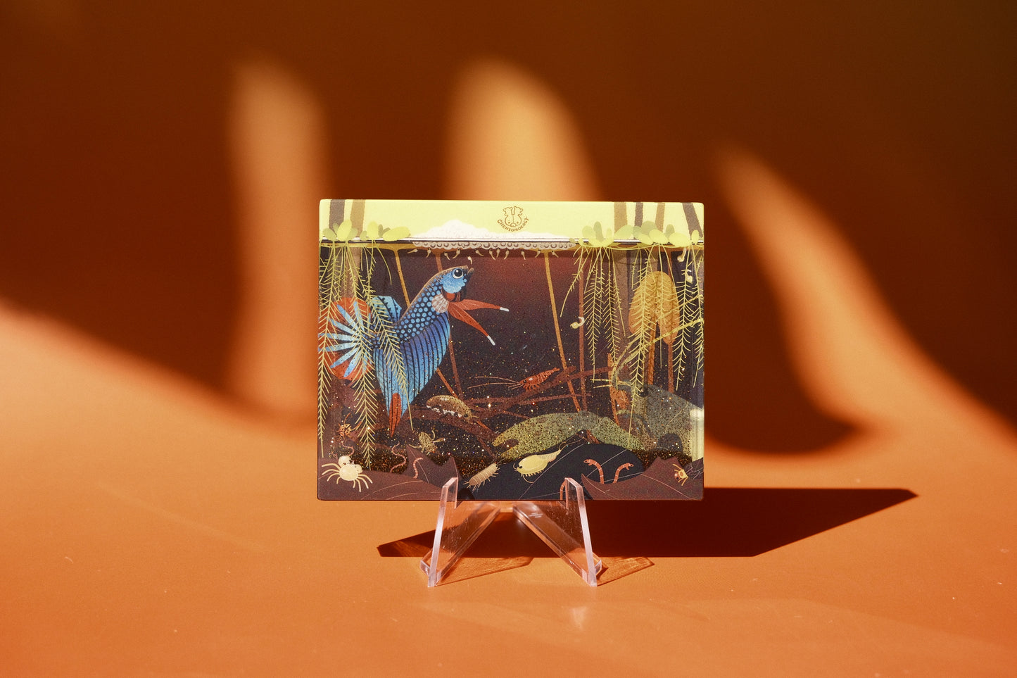 Betta swamp quick sand acrylic magnet