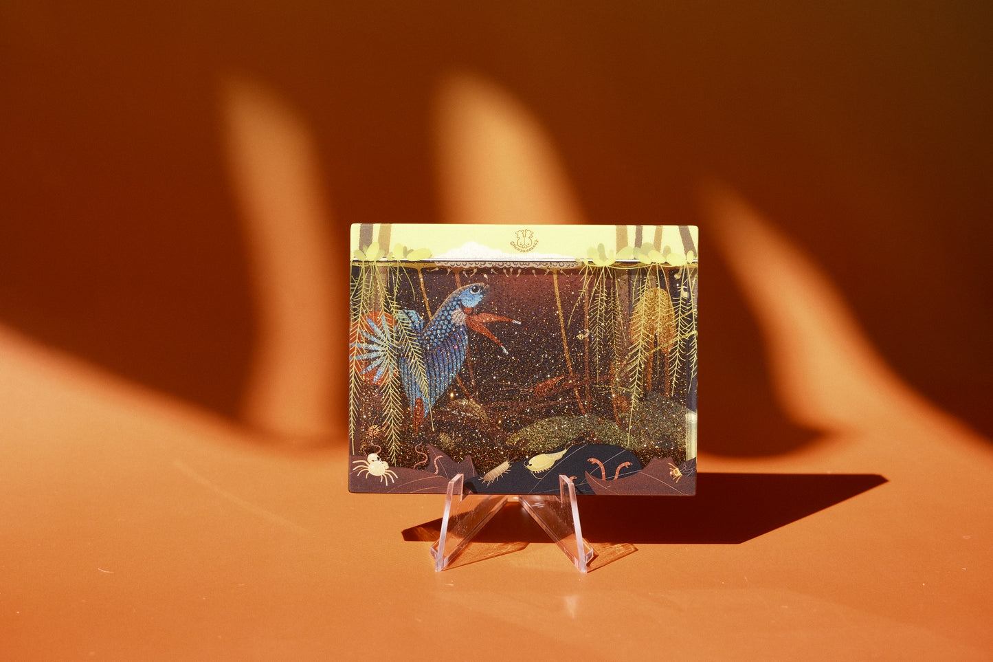 Betta swamp quick sand acrylic magnet