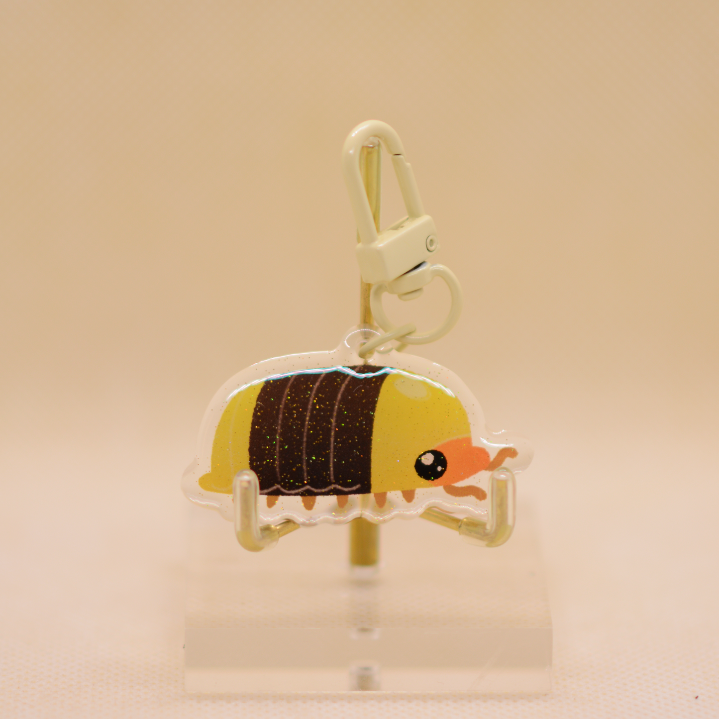 Acrylic key chain charm - Ducky isopod