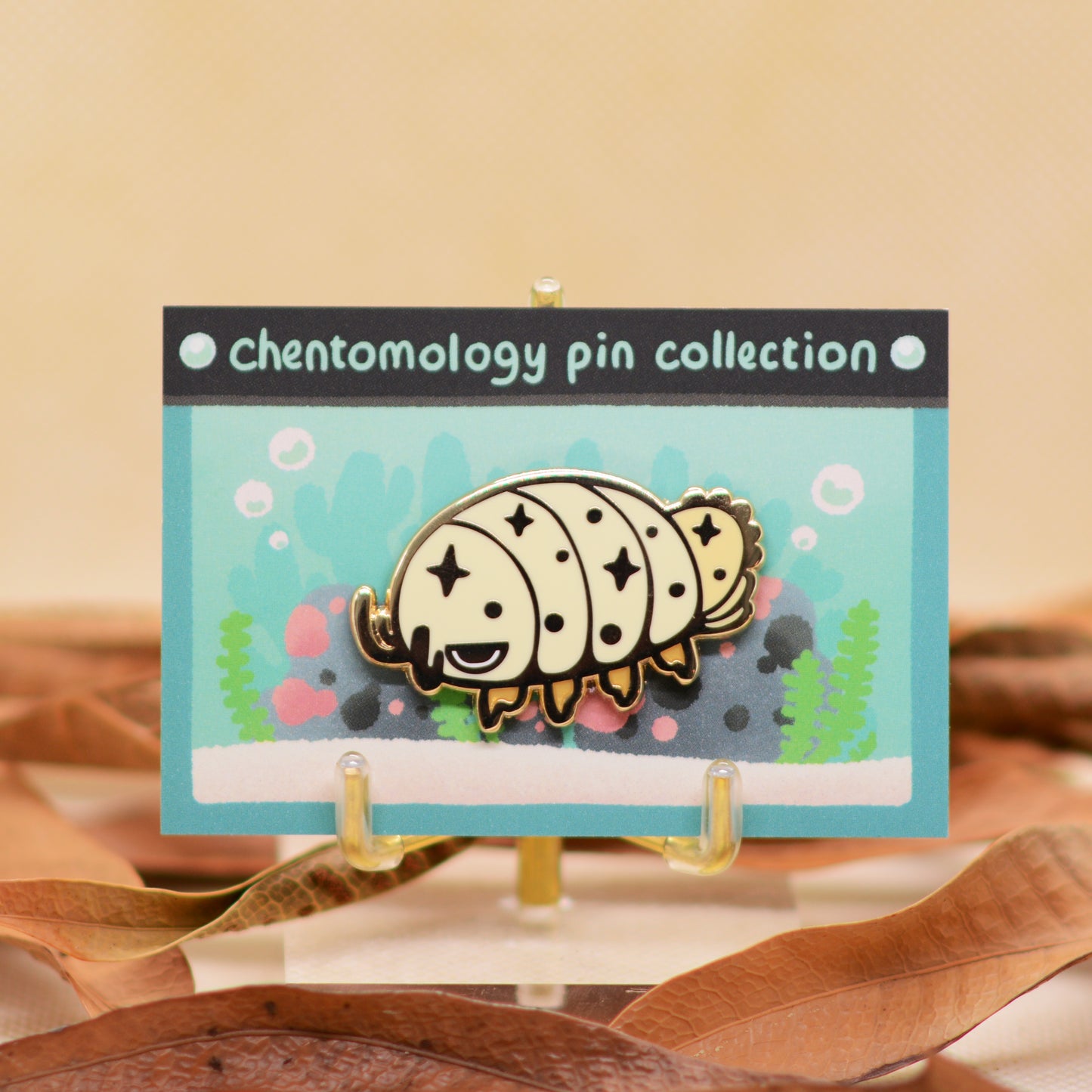 Giant isopod enamel pin 1.5" - 3 variants