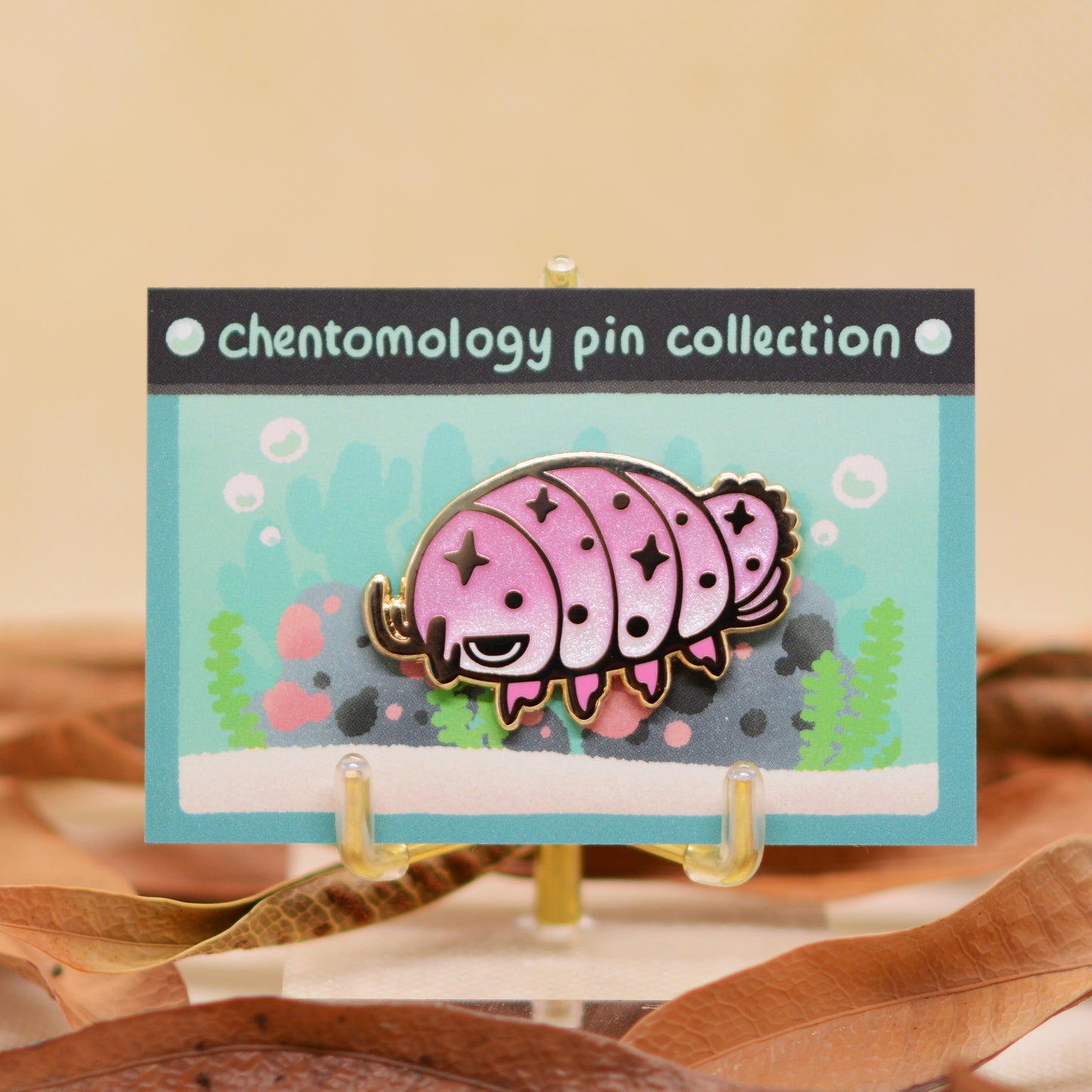 Giant isopod enamel pin 1.5" - 3 variants