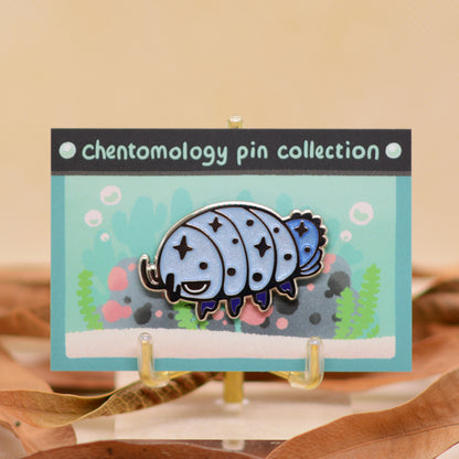 Giant isopod enamel pin 1.5" - 3 variants
