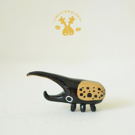 *Made to order* Hercules beetle polymer clay figurine desk friend