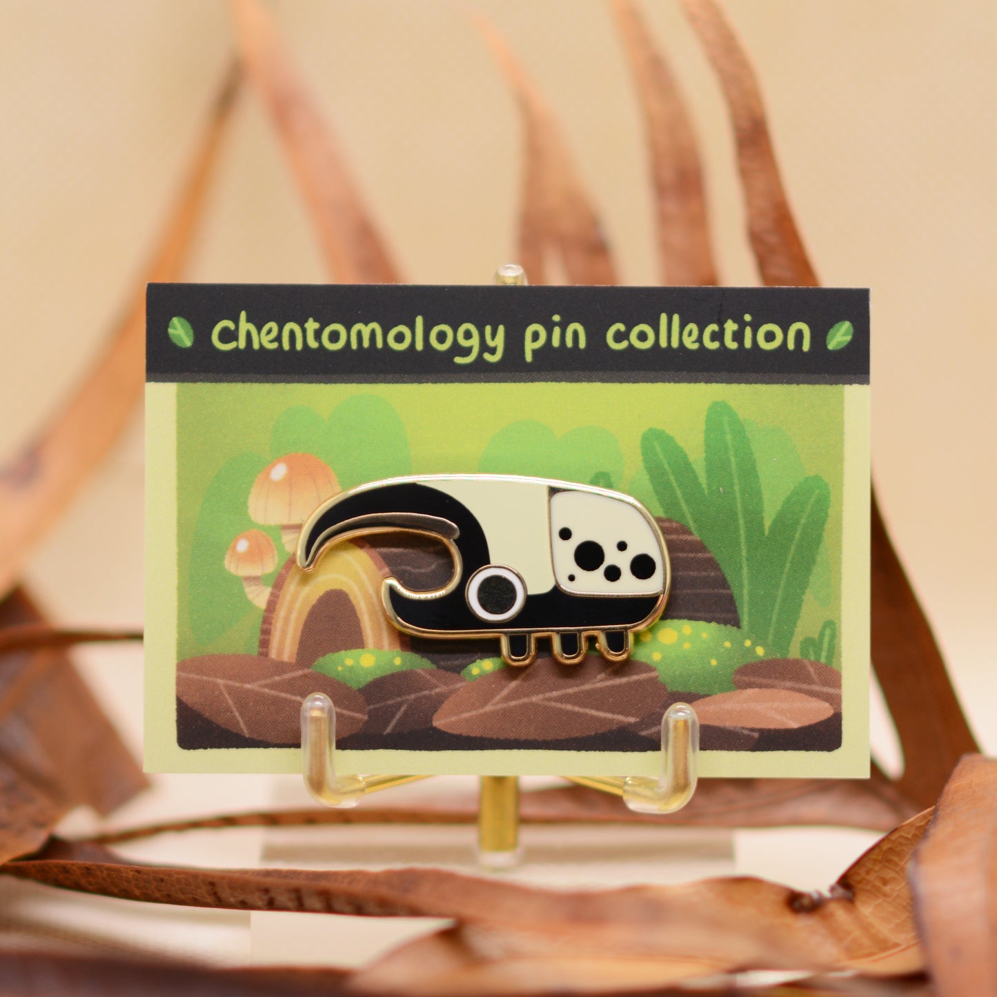 Hercules beetle enamel pin 1.5" 4 variants