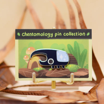 Hercules beetle enamel pin 1.5" 4 variants