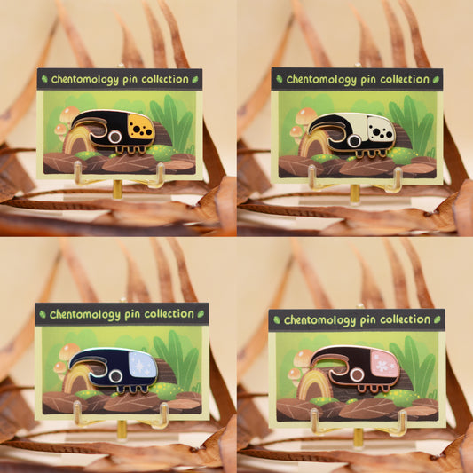 Hercules beetle enamel pin 1.5" 4 variants