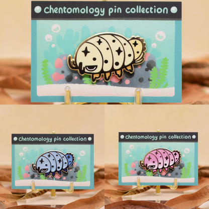 Giant isopod enamel pin 1.5" - 3 variants