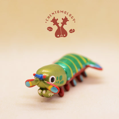 *SHOP DROP* Peacock mantis shrimp polymerclay sculpture
