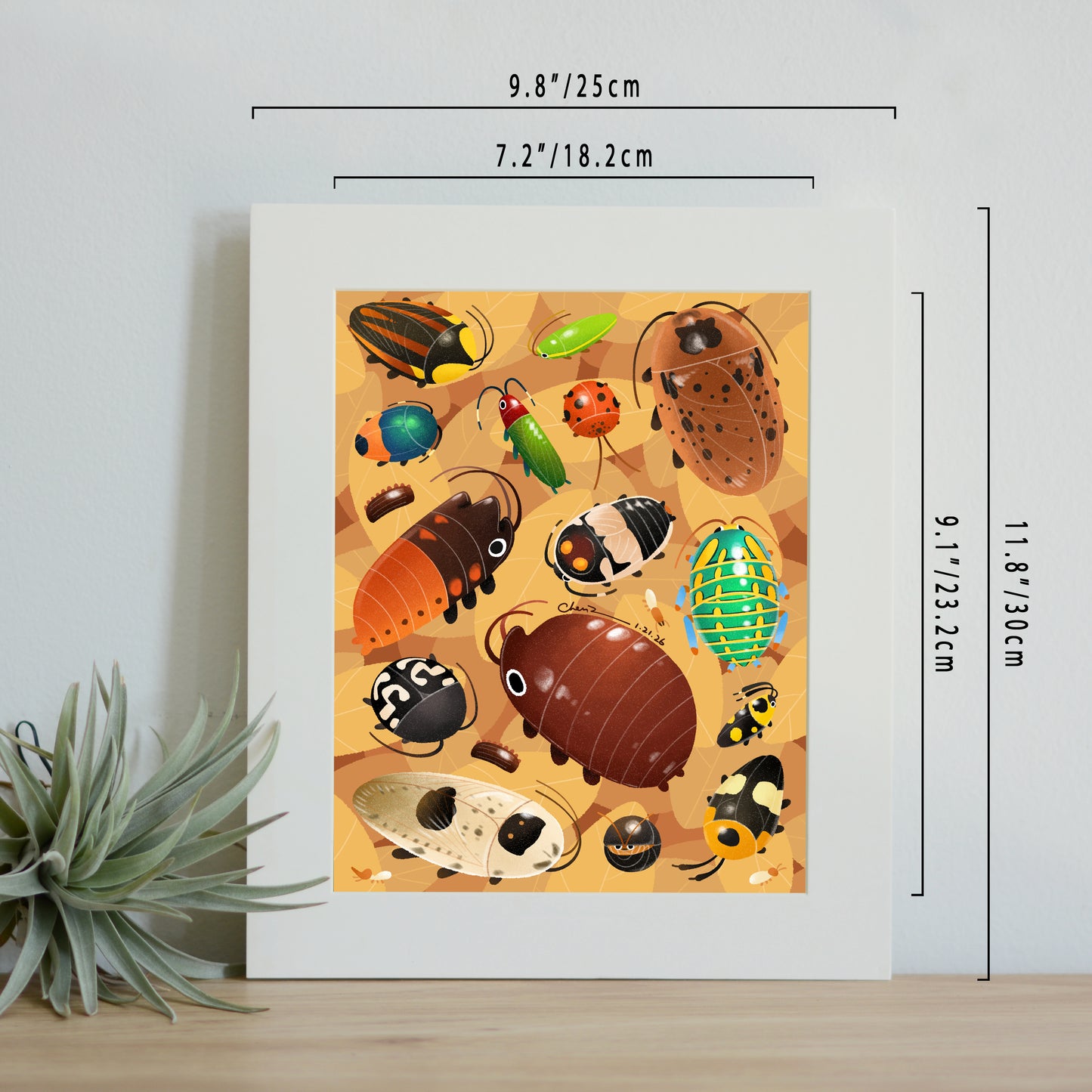 "Cockroaches" print