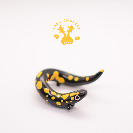 *Made to order* Fire salamander figurine desk friend pen holder