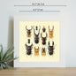 Stag beetles print