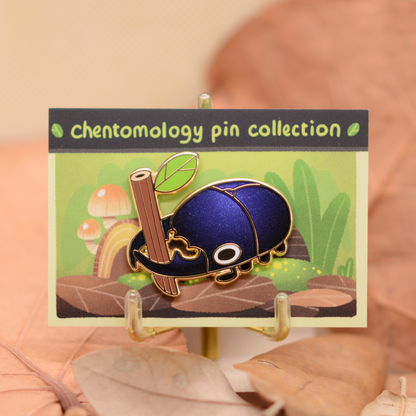 Stag beetle enamel pin 1.5" - 2 variants