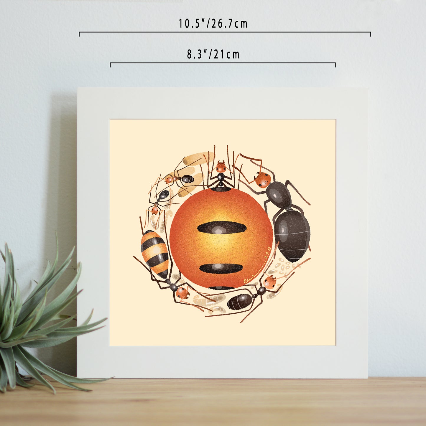 Honeypot ant print