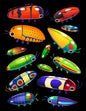 Jewel beetle print