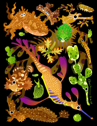 "Like a weed" print